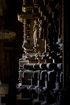 Intricate carved stone with naked female figures inside the Vishwanath Temple, Khajuraho, India